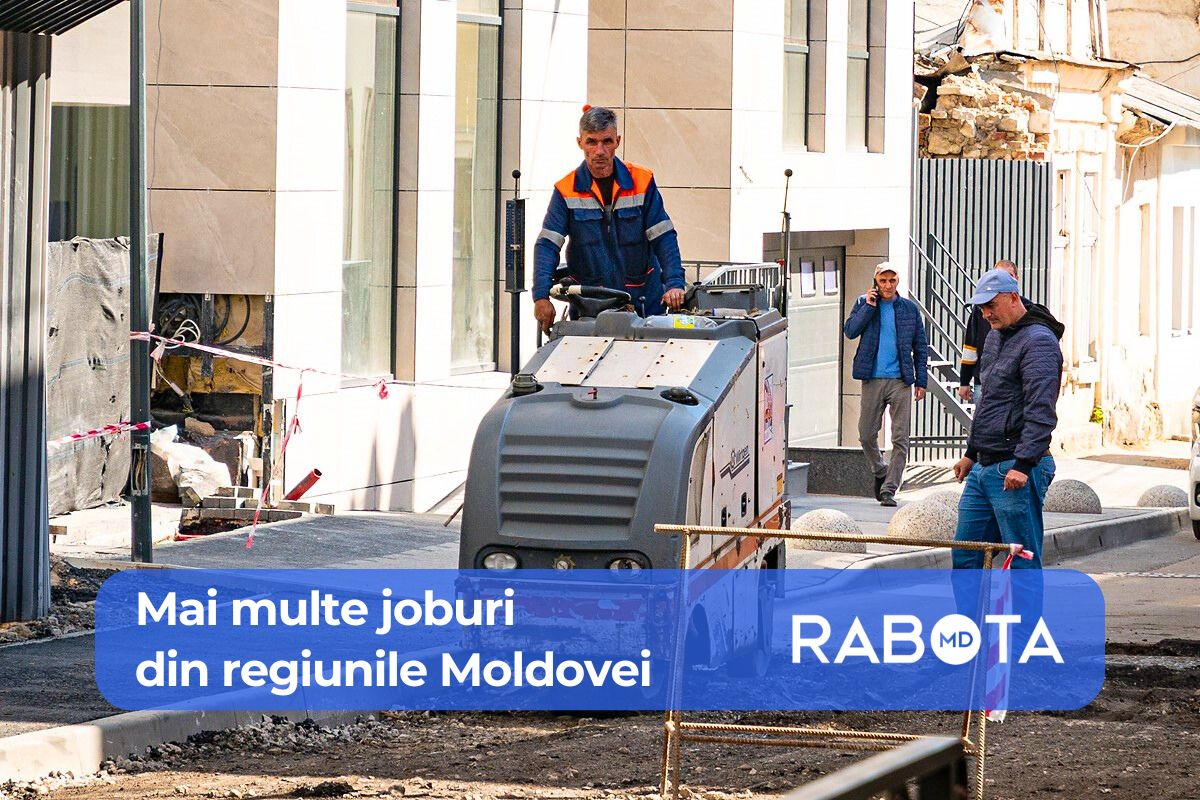 Găsește mai rapid de lucru în sate și raioane: Rabota.md acum afișează funcțiile vacante de pe ANOFM