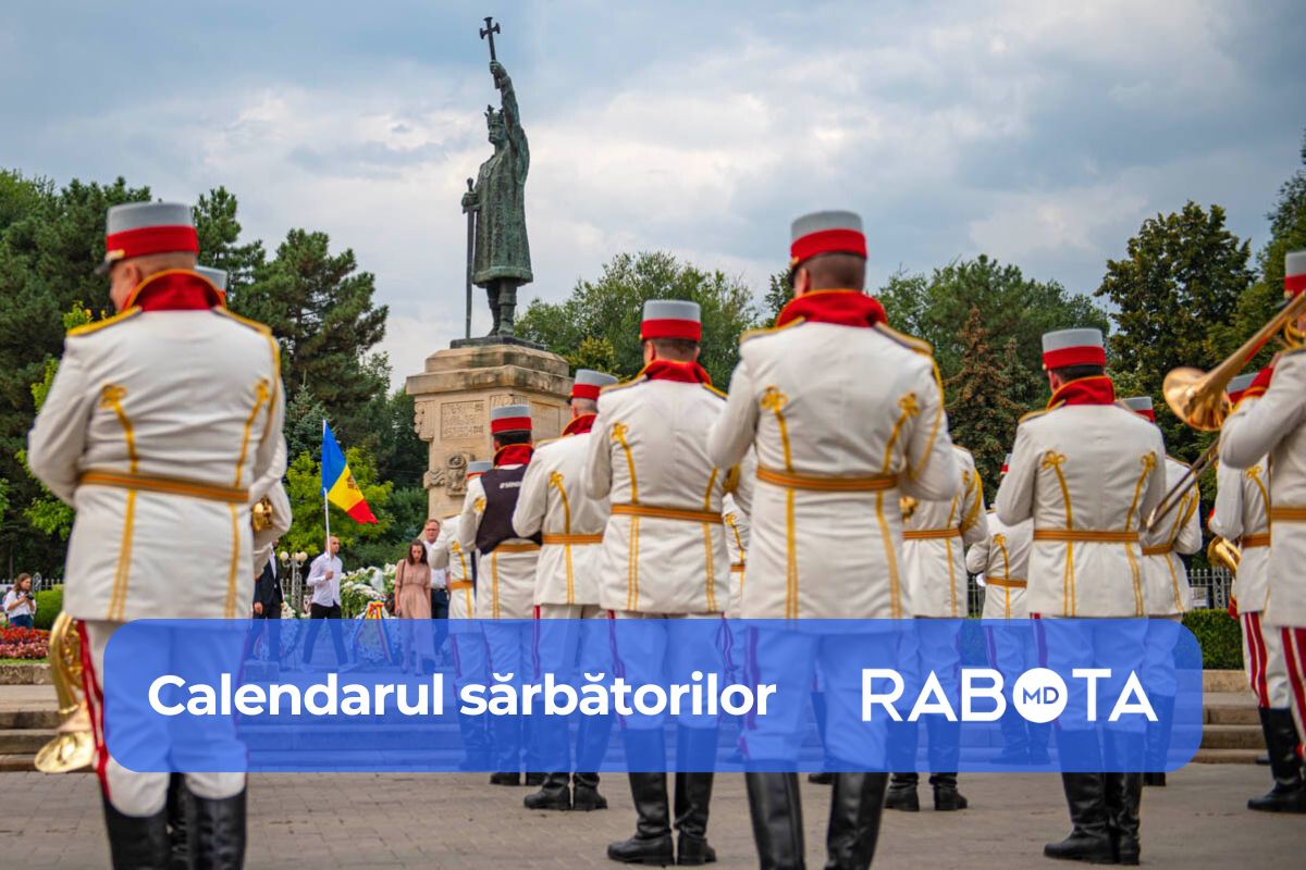 Zile libere legale în 2025 în Moldova