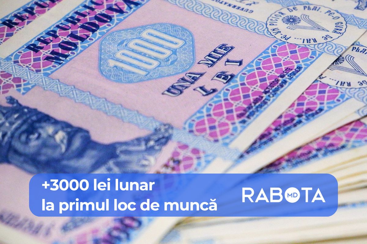 Plus 3000 de lei la salariu pentru tinerii angajați la primul job
